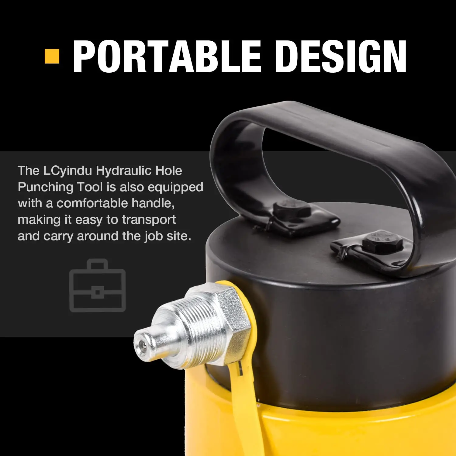 CH-60 Electric Cordless 31-Ton Hydraulic Multi-Tool Bus Bar Knockout Puncher for 20mm Iron 10mm Steel Stainless & Copper Plate