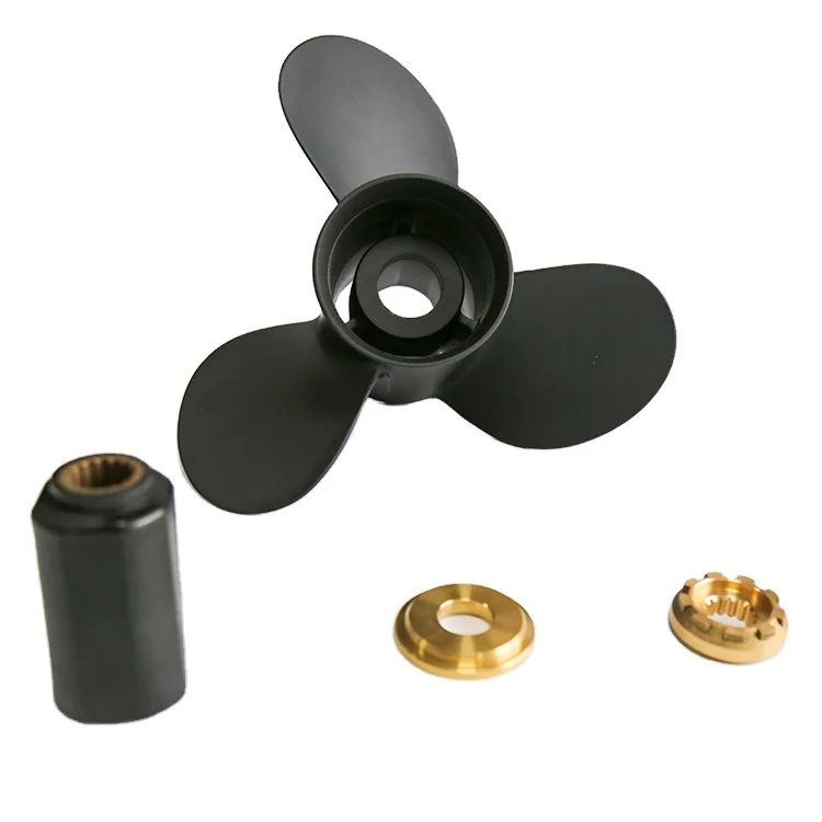 Aluminum Marine Boat Propeller for Yamaha Outboard Engine 50-130HP with Hub Kits 3 Blades 15 Tooth Spline
