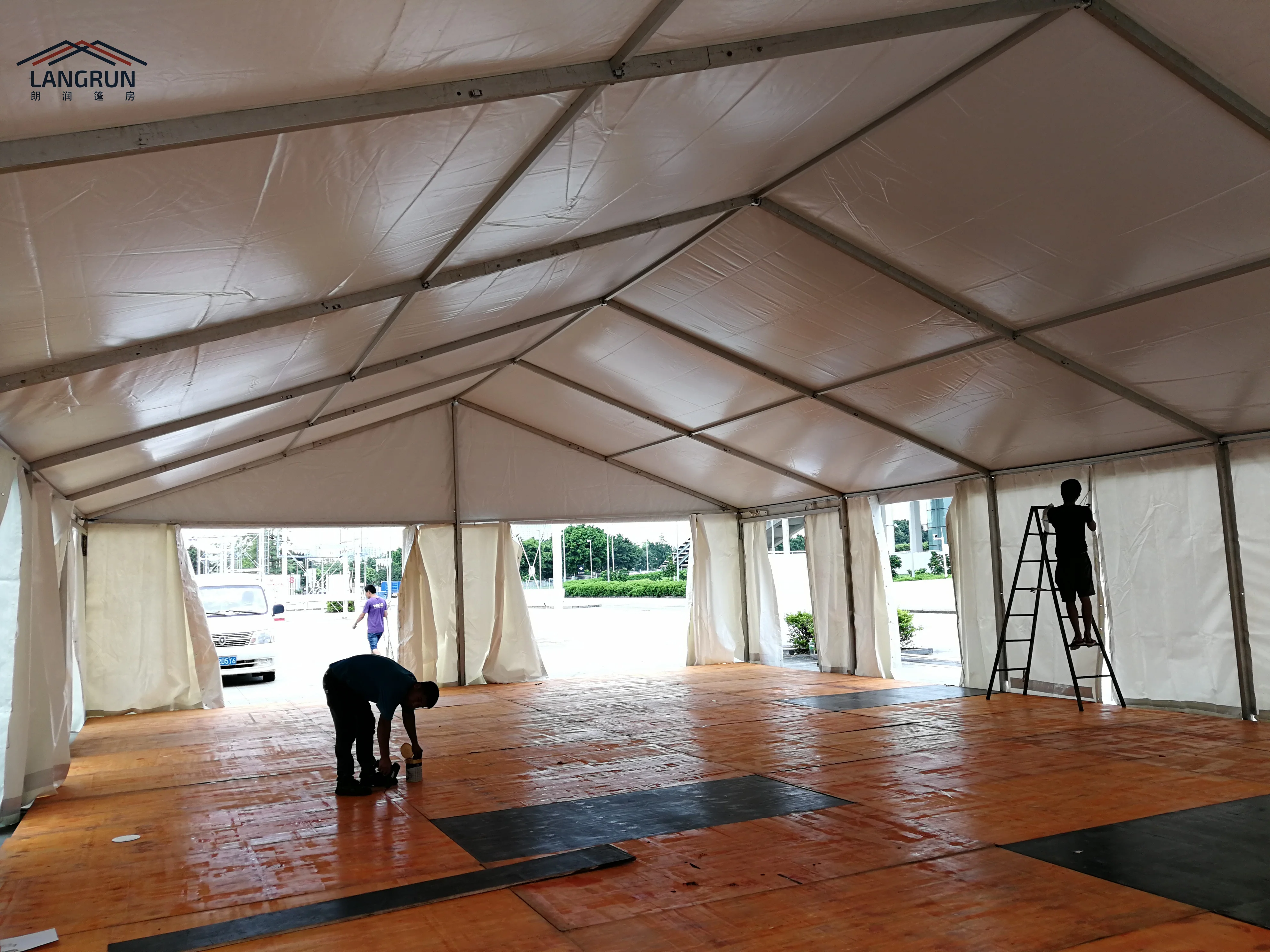 15m Span Big Tent Fire Retardant And Waterproof Outdoor Exhibition Tent Trade Show Party