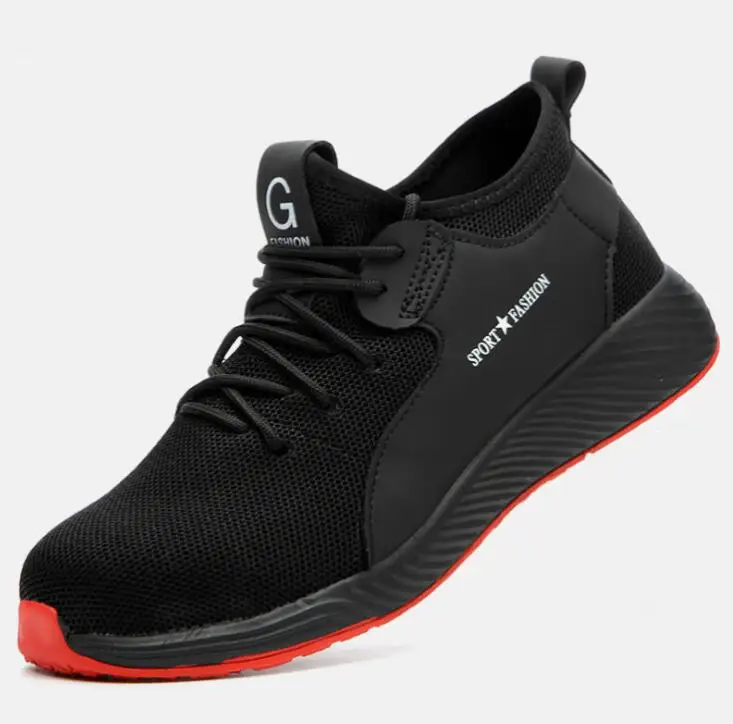 Steel Toe safety shoes Men and Women Puncture Proof Work Construction Breathable Light weight Safety Shoes Sneakers