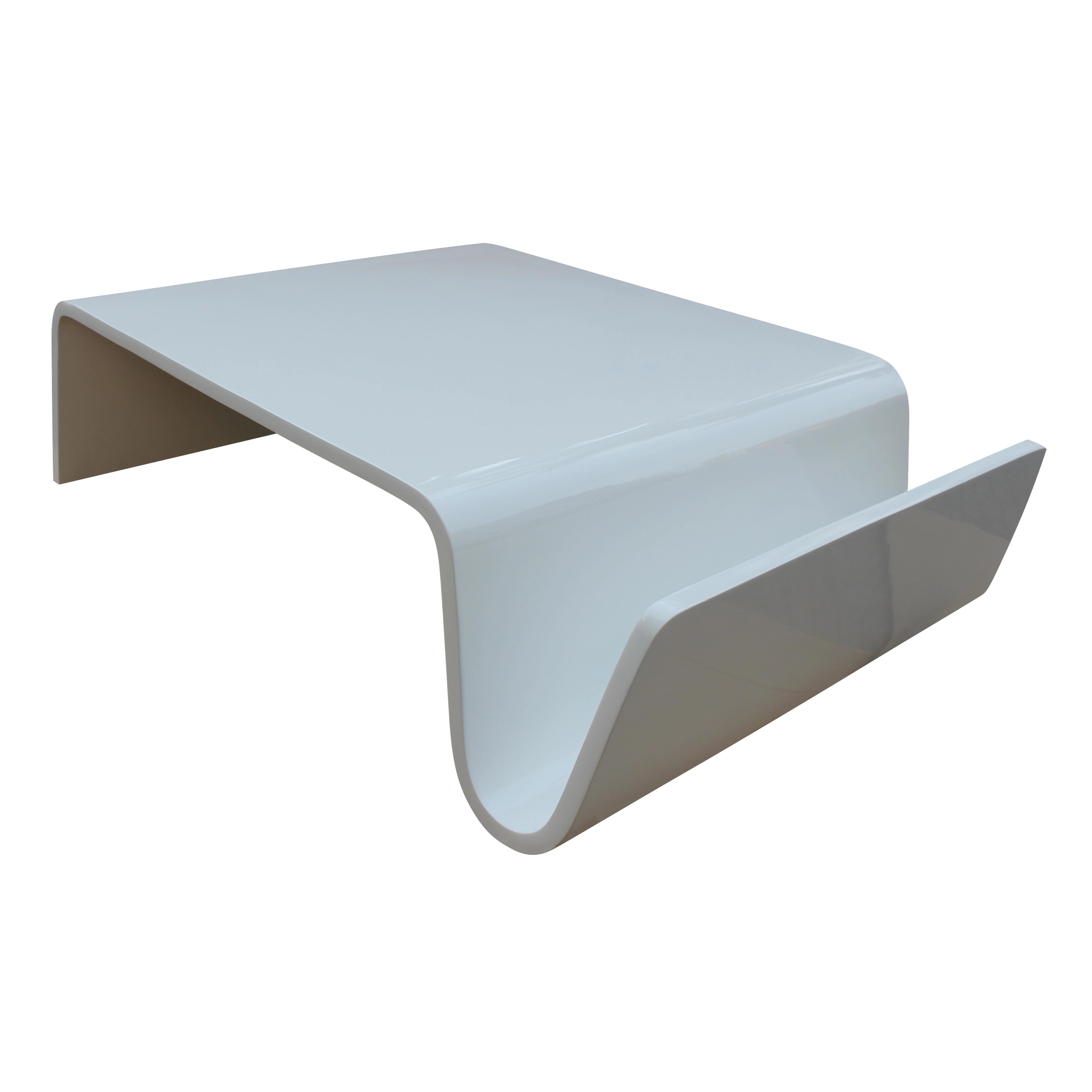 Modern modern wooden center tea table set wavy real nordic solid wooden luxury abstract bentwood coffee table