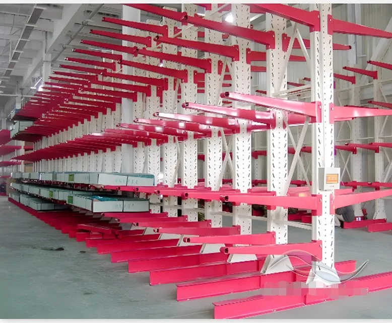 Adjustable Equipment Supply Chain Storage Racking Cantilever Rack for Warehouse Management