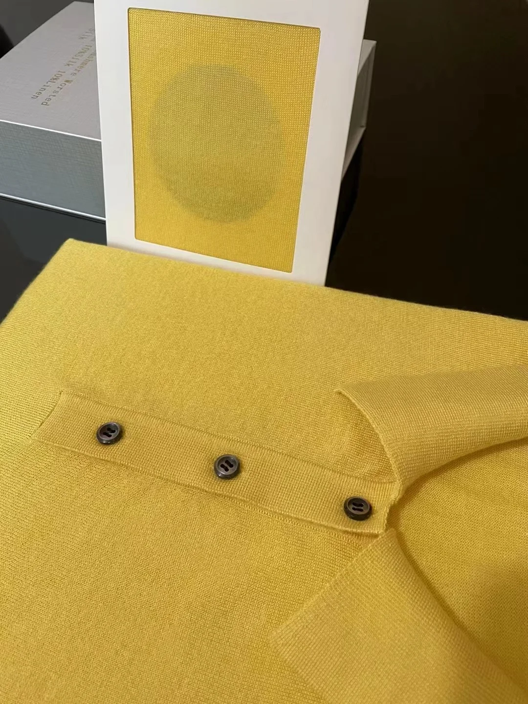 Custom Silk/cashmere Luxury Men knitting Summer polo shirt