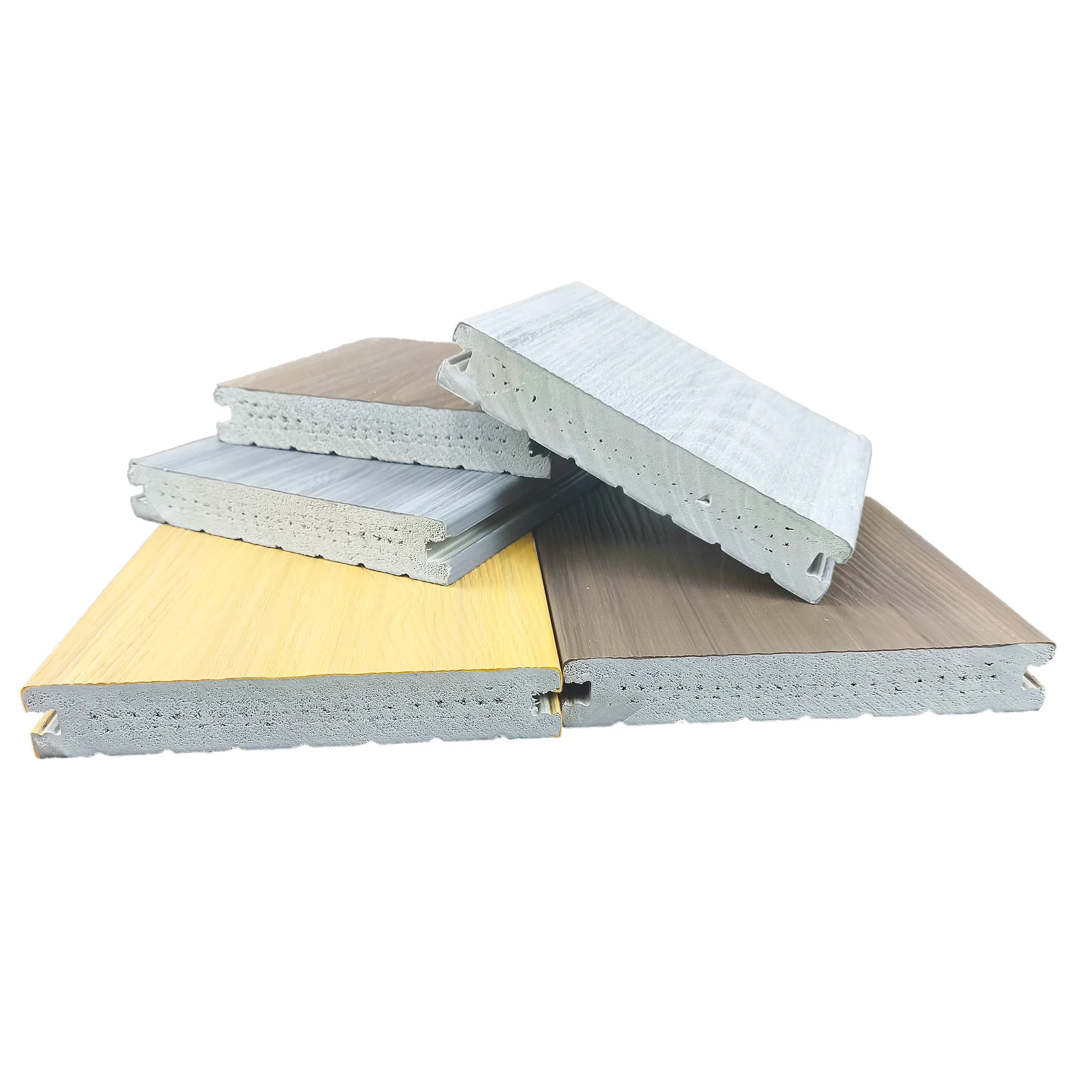 Factory manufacturer wood texture cracking resistant ASA co-extrusion pvc foam decking