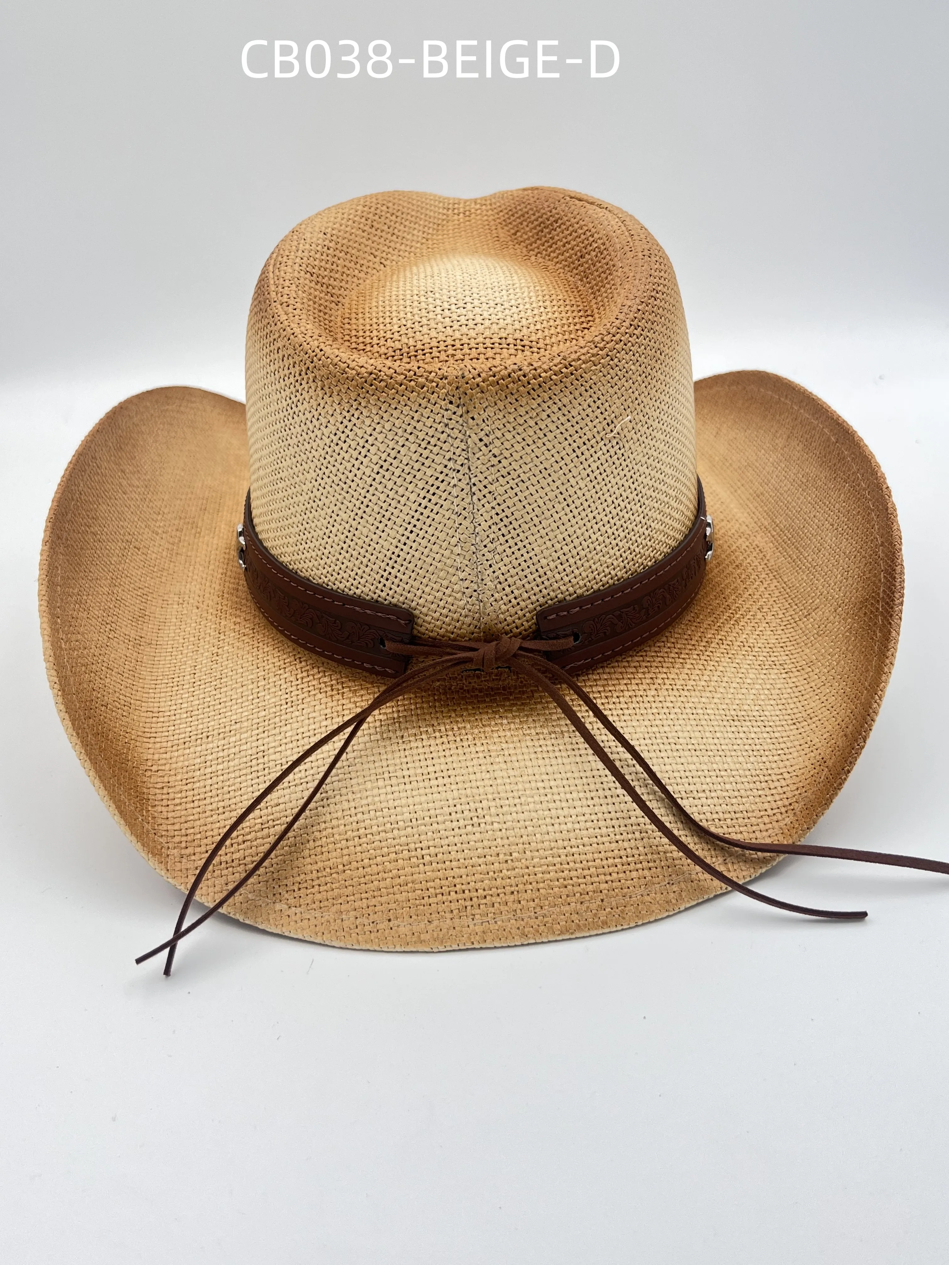 Newest Fashion New Style Bull Head Decoration Sunshade Hat Hollow Out Cowboy Hats Outside Tourism Outdoor Jazz Straw Hats