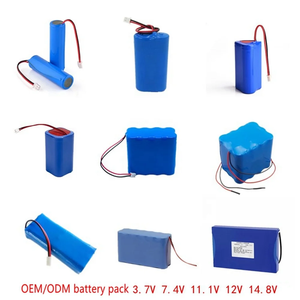 High quality ICR18650 Li-ion rechargeable batterie 2s4p 18650 7.4 volt 8000mah lithium ion battery pack 7.4v 8800mah battery