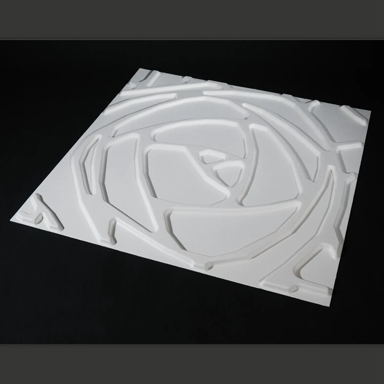 Wholesale price white decorative PVC wood design wall board vinyl 3d wallpapers wall coating panel