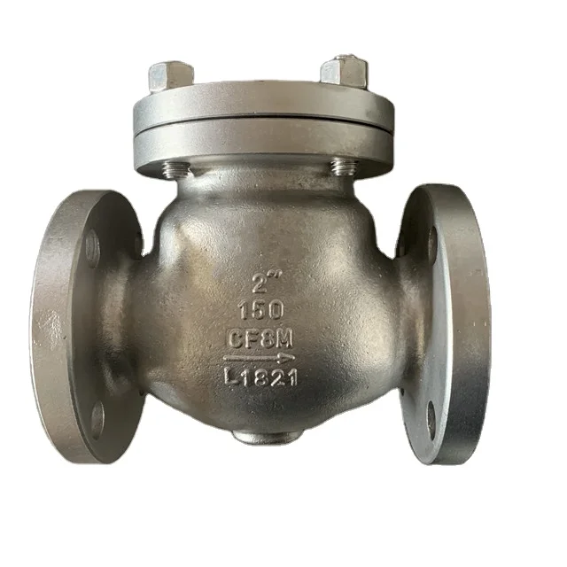 ANSI Cast Steel WCB RF Flange 8 Inch Swing Check Valve