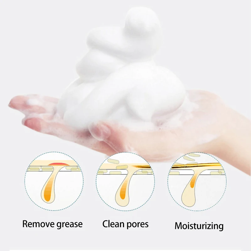 Custom High Quality Sensitive Skin Vegan Organic Face Wash Hydrating Exfoliating Blackhead Acne Remover Rose Facial Cleanser