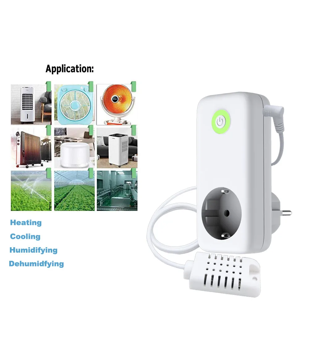 Smart Kiwi Warmer KW600 Thermostat Wifi Socket With Humidistat and Power Meter Functions