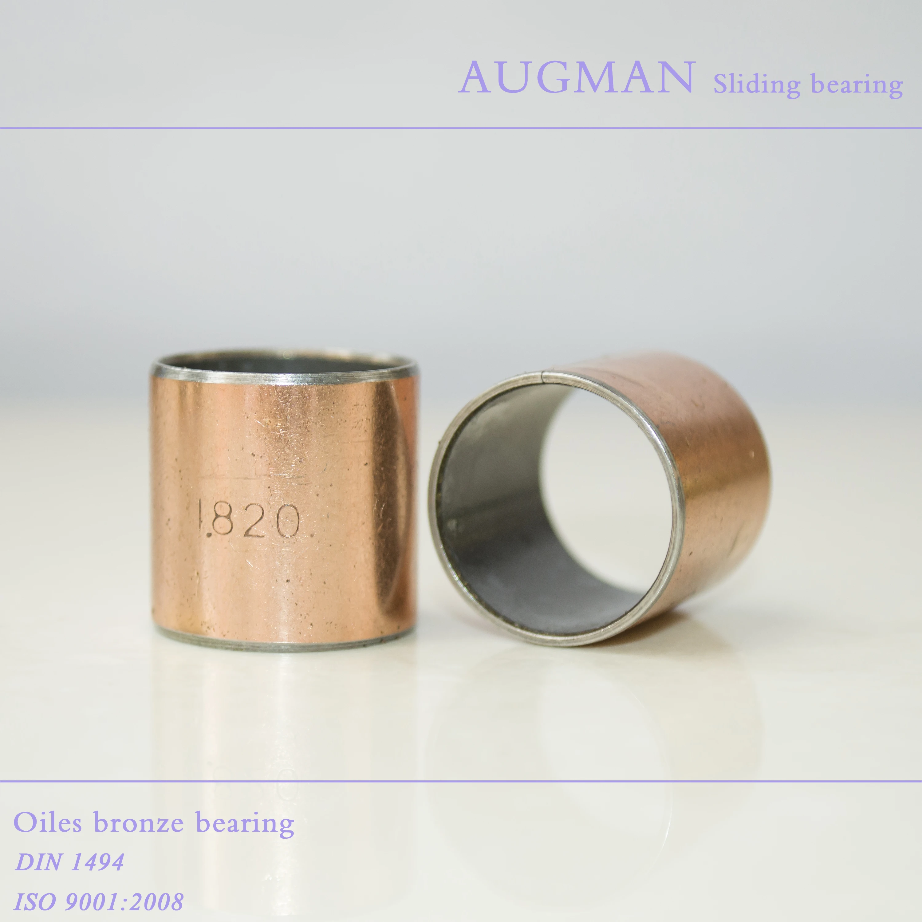 Slide bushing, dry split oilless du bush