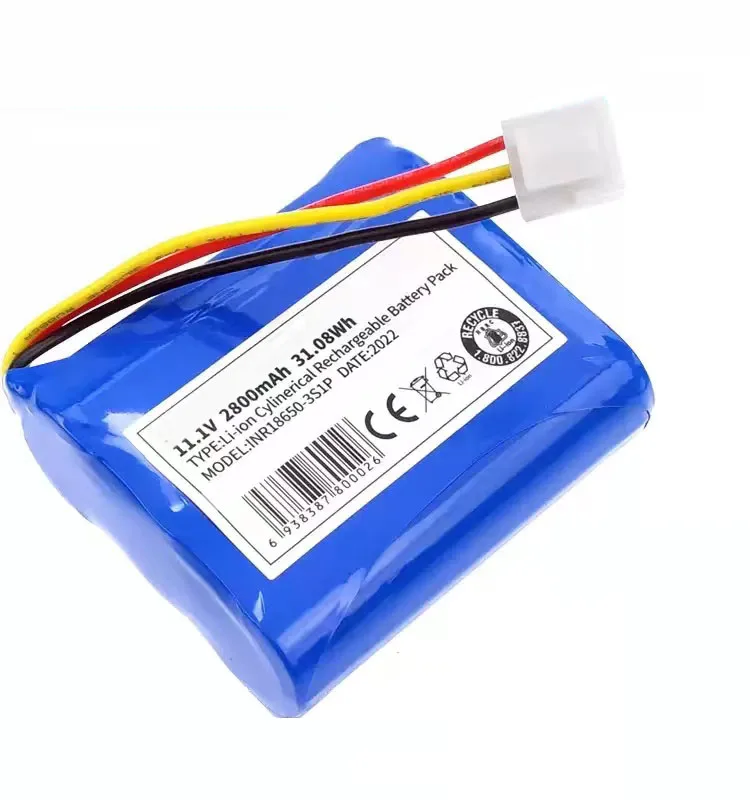 10.8V 11.1V 2600mAh 3500mAh Li-Ion Rechargeable Battery Pack For Xiaomi Mi Home Wireless Handheld Scrubber WXCDJ01SWDK Battery