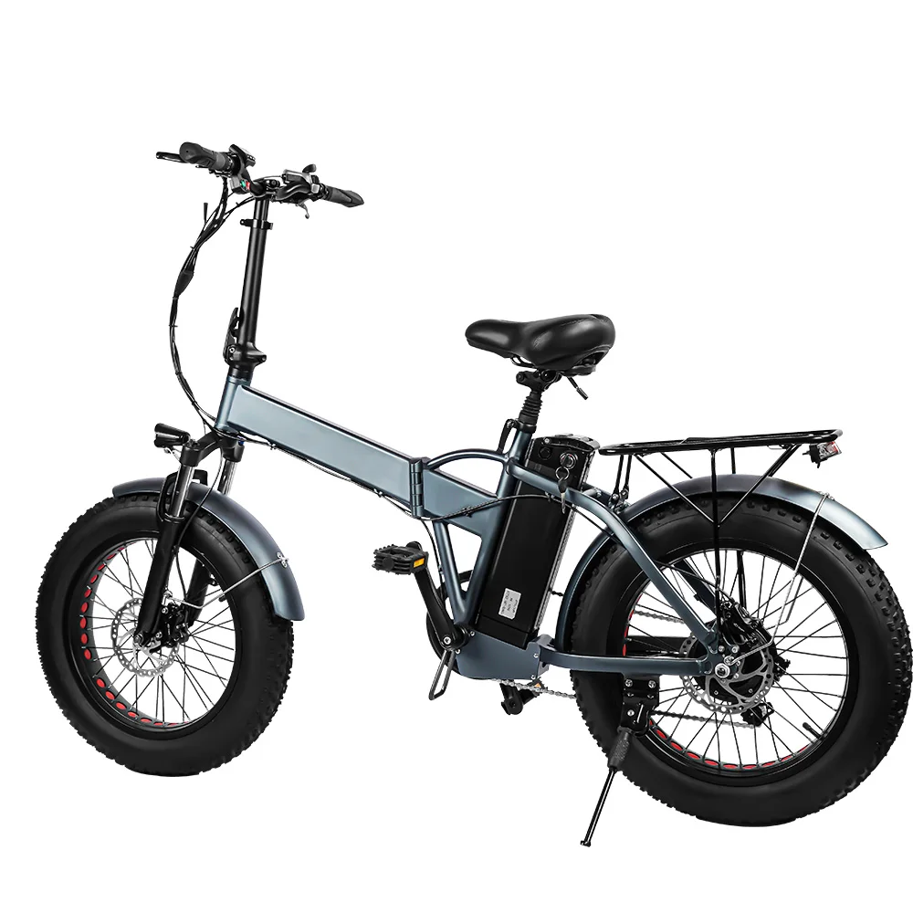 Foldable Bicicleta eElectrica 48V 250 W Fat Tire Folding Electric Bike Snow Electric Bicycle  Electric City Bike Fatbike
