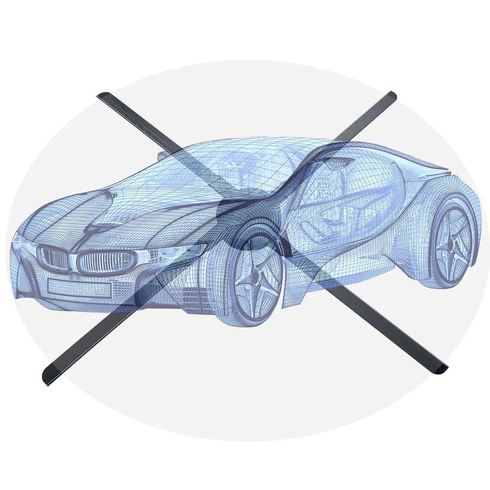 HDFocus High-Resolution Professional 3D Holographic Advertising Machine Indoor Use Professional Hologram Projector Education OEM