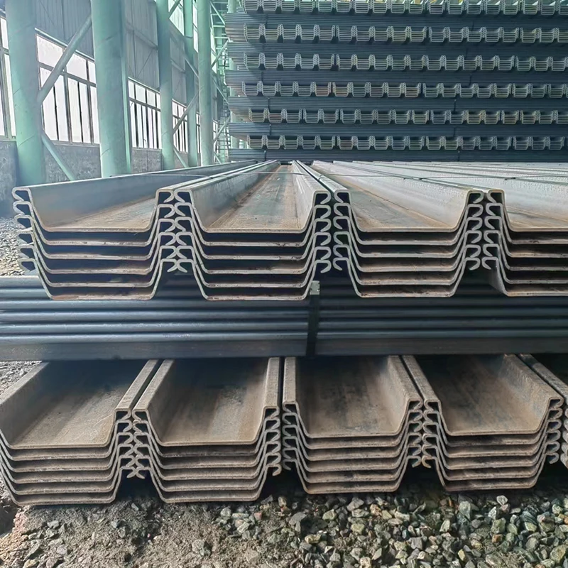 Low Price 10.5mm Thickness Sheet Piles   European Standard Pu22 U Type Larsen Steel Sheet Pile  Price List Type 2 Sy295