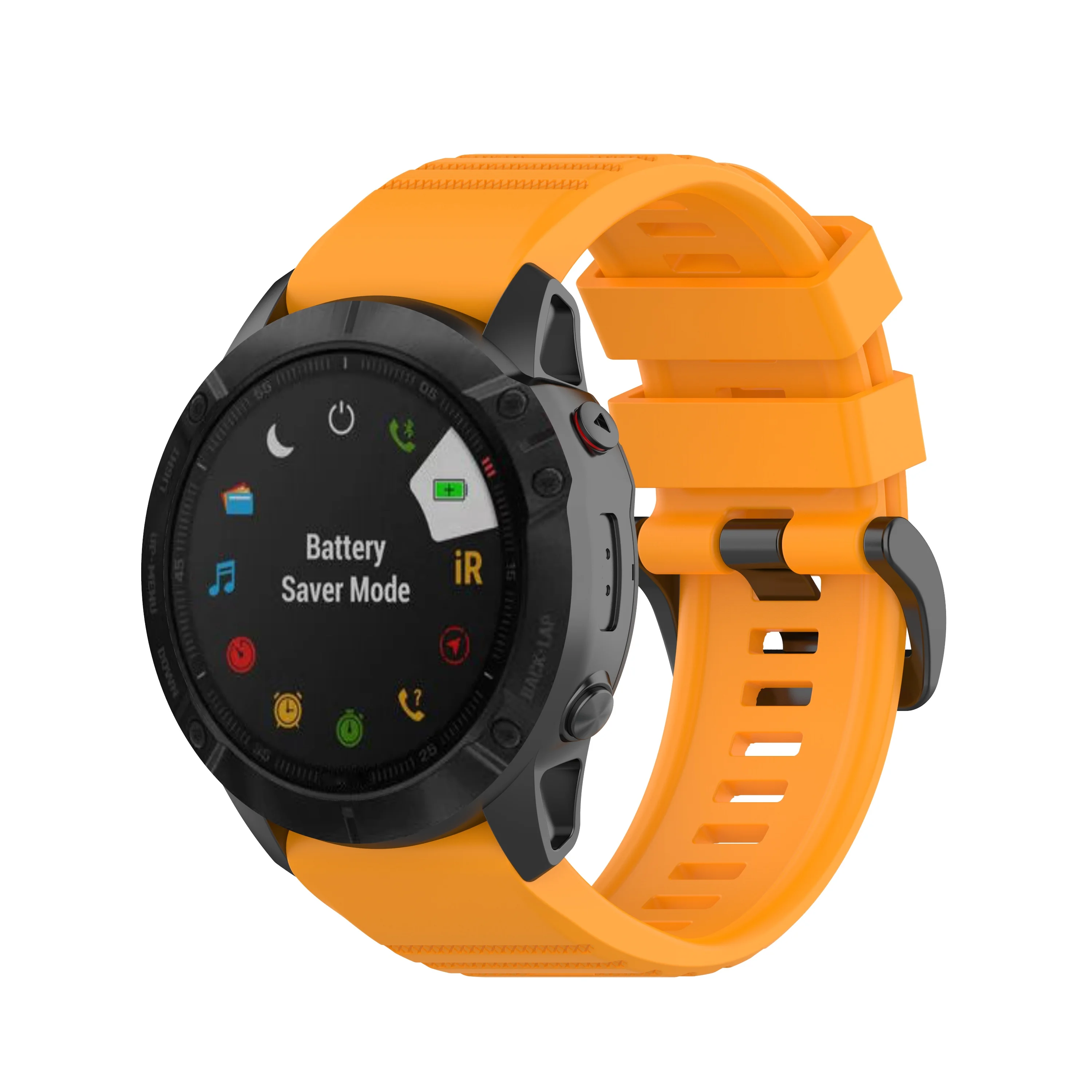 Силиконовый ремешок для смарт-часов Garmin Fenix 7X 26 мм