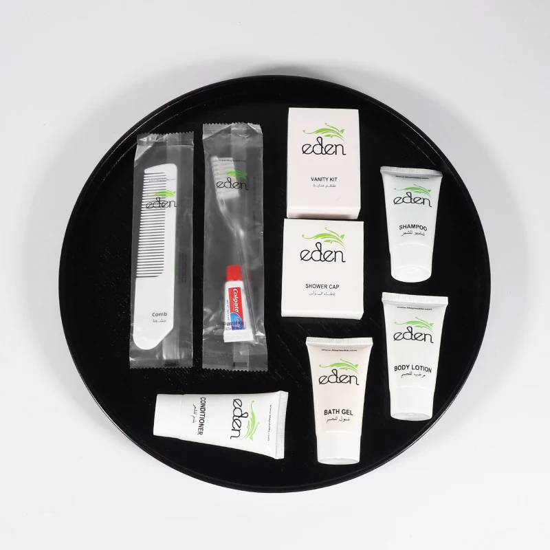 Recyclable Eco Friendly Disposable Luxcury Hotel Travel Kit Sets Amenities