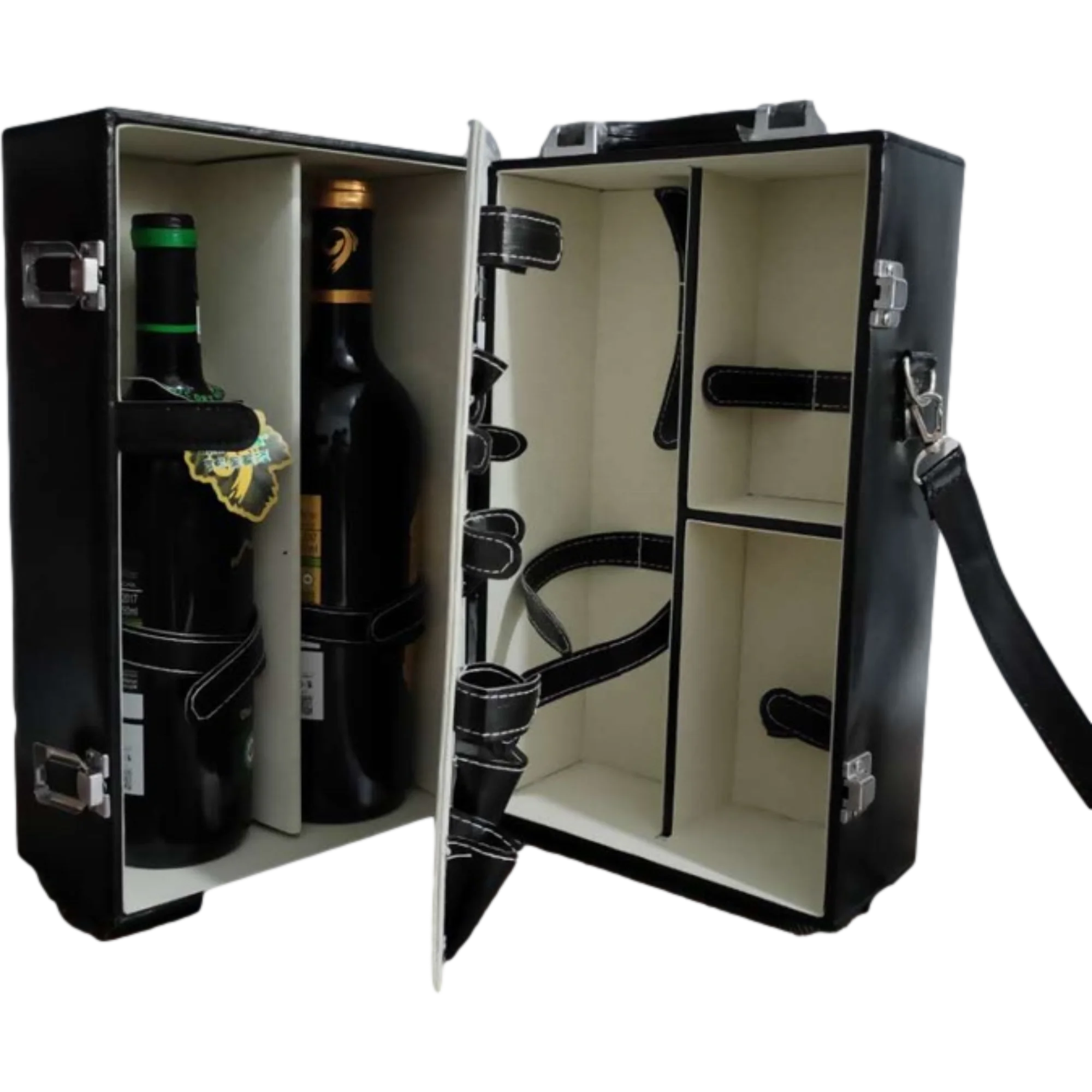 Bartender Tool Kit Bag Bar Tool Barware Set Bag Exclusive PU leather Whiskey Travel Bag