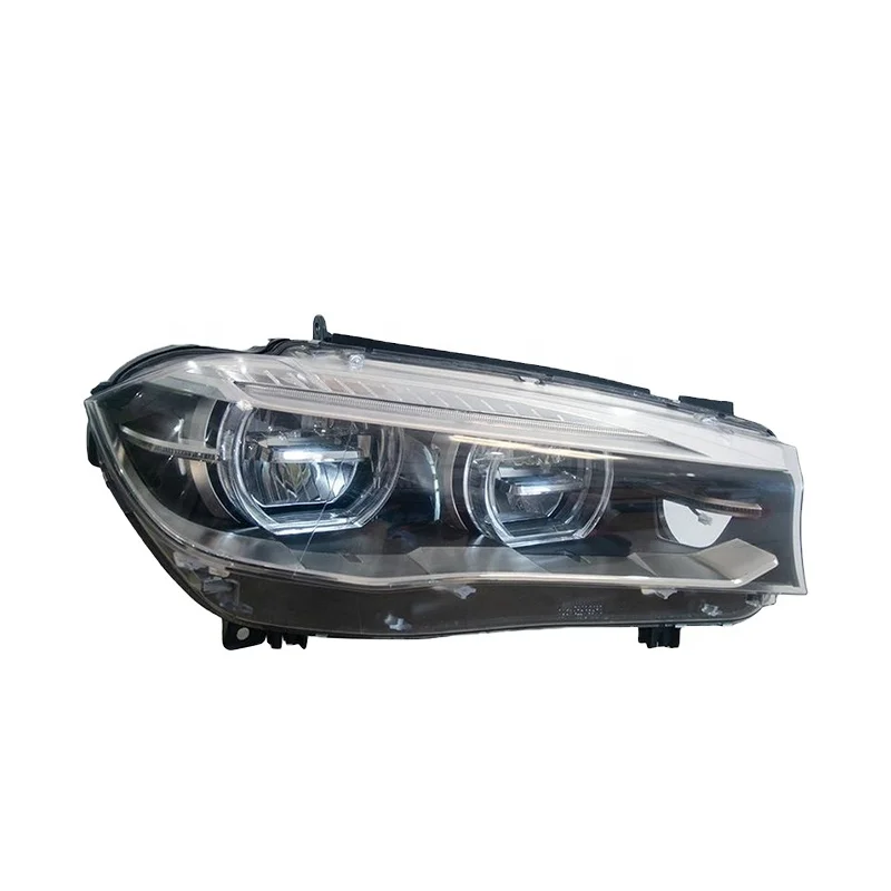 Светодиодная лампа для автомобильных фар полный Светодиодные фары для BMW X5 2014-2018 F15 передние фары светодиодные лампы для автомобиля
