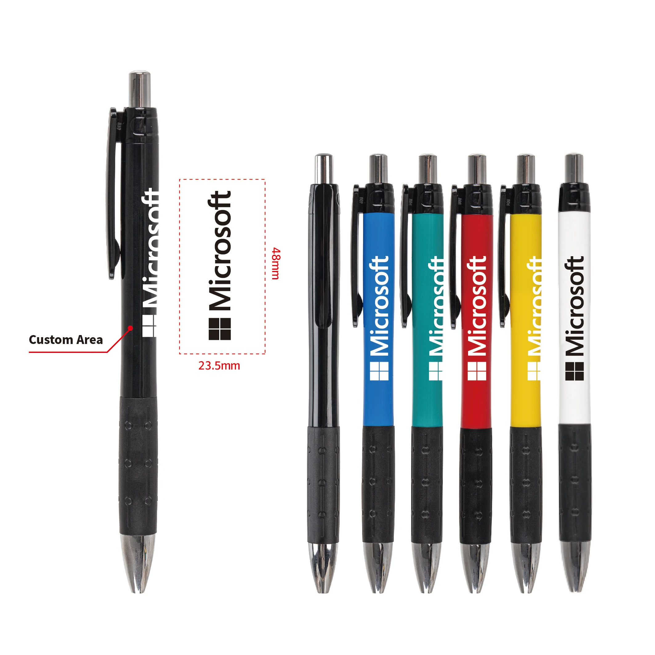 New Promotion Cheap Wholesale Smooth Fast Writing Ball Point Pen 0.5 Plastic With Logo Custom Manufacturing