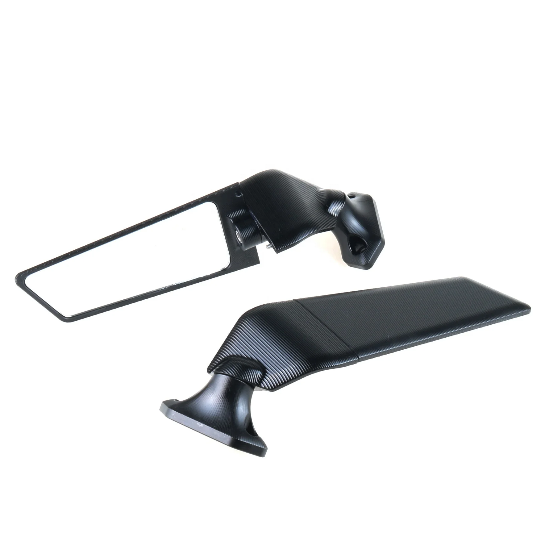 For KAWASAKI ZX10R ZX6R 636 NINJA 1000 NINJA H2 Aerodynamic Wing Kit Spoiler Rearview Mirror Fixed Wind Wing Rearview Mirror