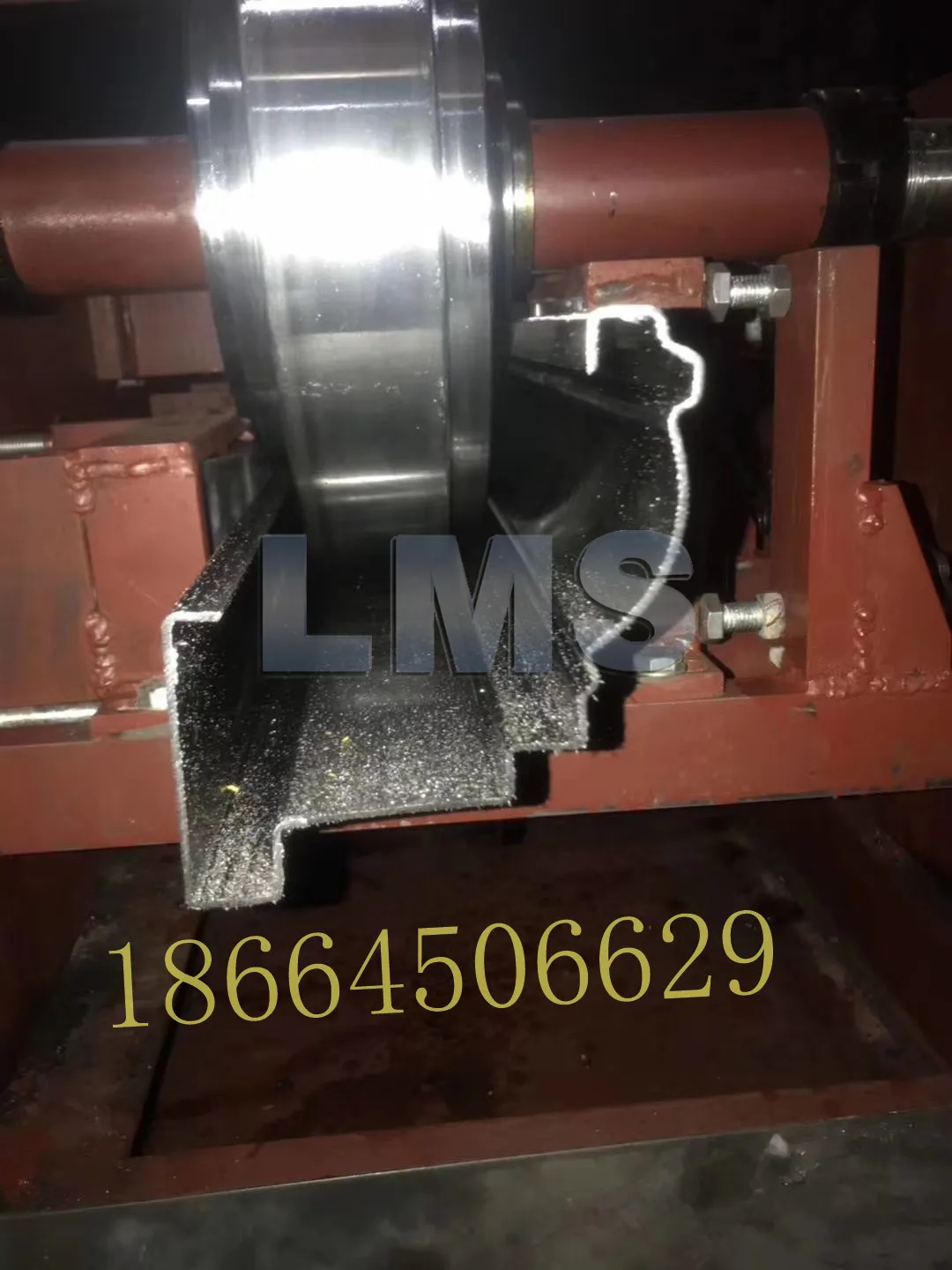 Automatic PLC Commercial Doors Industrial Doors fireproofing customized  door frame forming machine