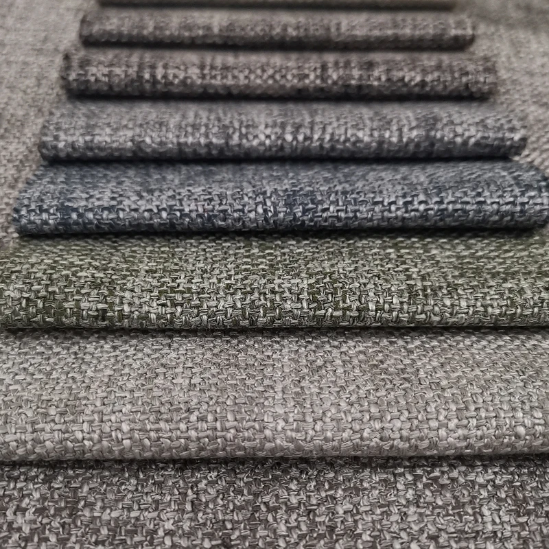 Cotton Linen Fabric Roll For Elegant Furniture Living Room Wooden Frame 5 Seater Fabric Cleopatra L Sectional Corner Armchair So