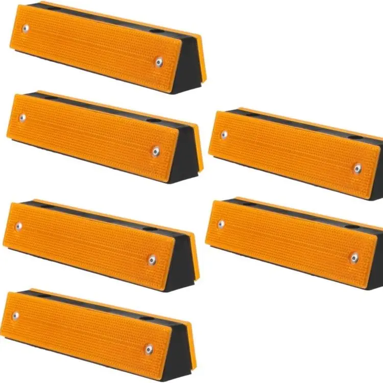 Best Selling Highway Guardrail Road Marking Reflector Plastic Rectangular Warning Light for Road Markers