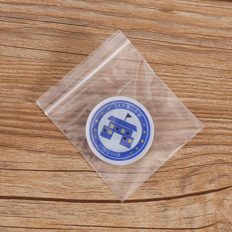 Clear Plastic Reclosable Ziplock Bag Transparent PE Bag