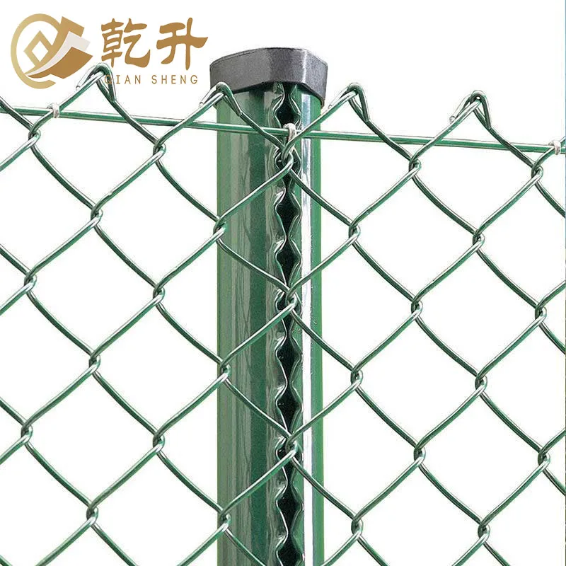 Wholesale Price Machine Making Commercial 8 Foot  9 Gauge PVC Chain Link Wire Mesh Fence Rolls With Fittings