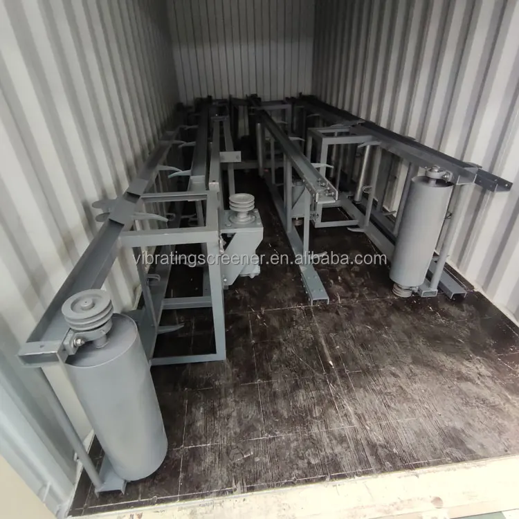 Mobile Flat or Troughed Belt Conveyor with Adjustable Lifting Height