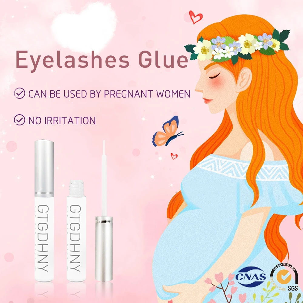 14 Day Hold Strong Diy Lash Glue White Fast Drying Eyelash Glue Kit Lashes Glue Adhesive for Cluster Diy Lashes Private Label