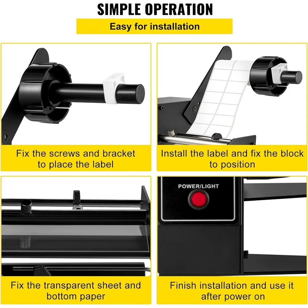 Wholesale 1150D Automatic Label Dispenser Separator Auto Label Stripper Machine for Label Width 4-140mm