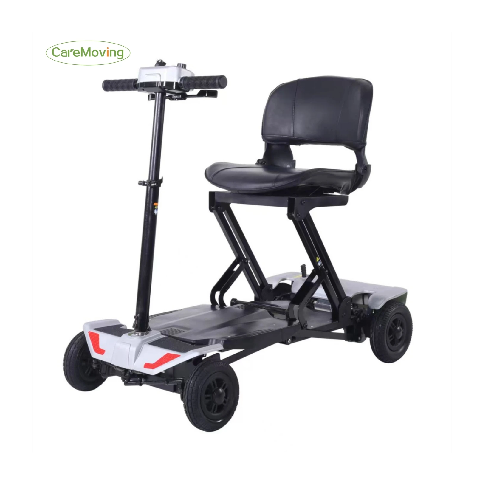 China factory portable lightest airport disabled scooter mobility electric folding scooter with 4 wheel