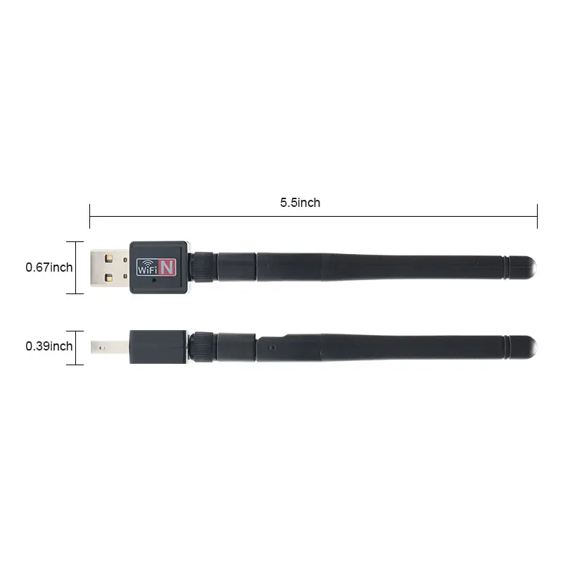 Mini Wireless Usb 2.0 150mbps Rtl8188 Chipset Wifi Receiver Adapter Dongle