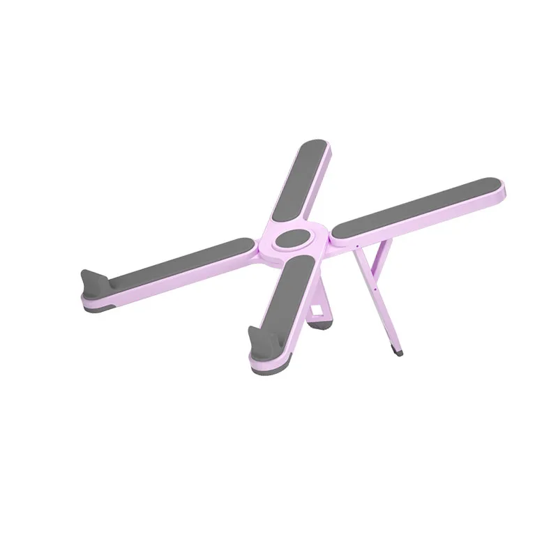7 Gear adjustable height X shape efficient heat dissipation ABS material light weight laptop cooling stand for office