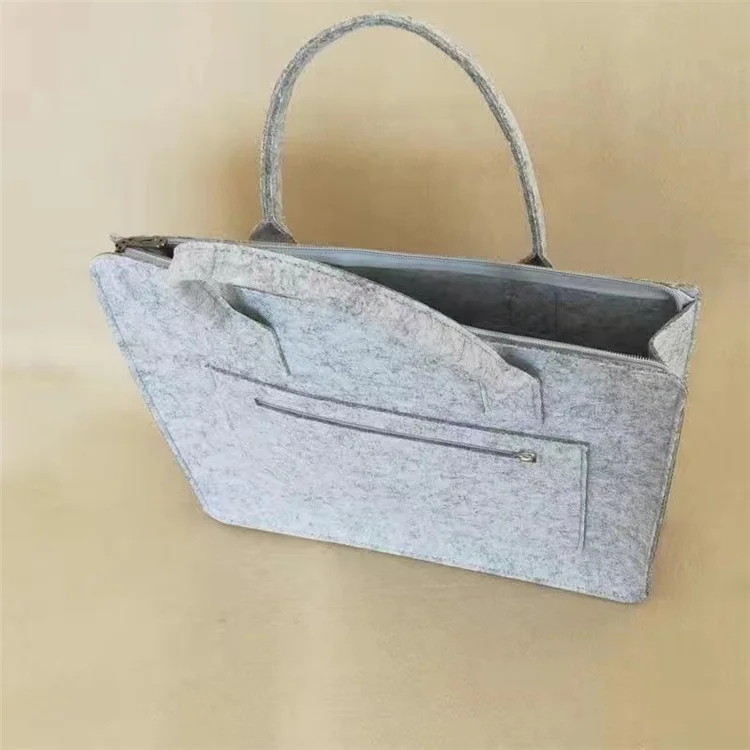 lightweight protective felt laptop bag for Macbook Air Pro Dell 13 15.6 Inch