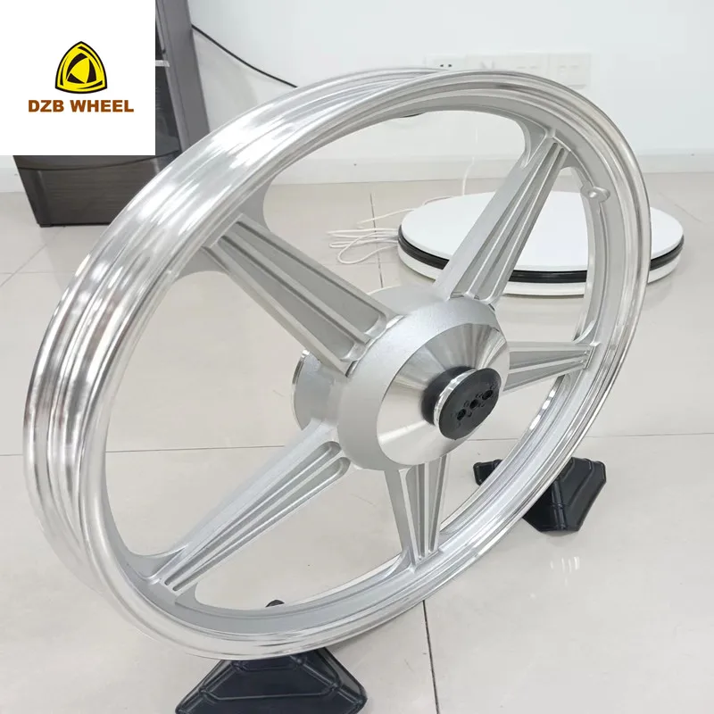 Drum Brake Motorcycle Wheel 1.6*18 Aluminum Car Rims Silver Finish Automobile Rims