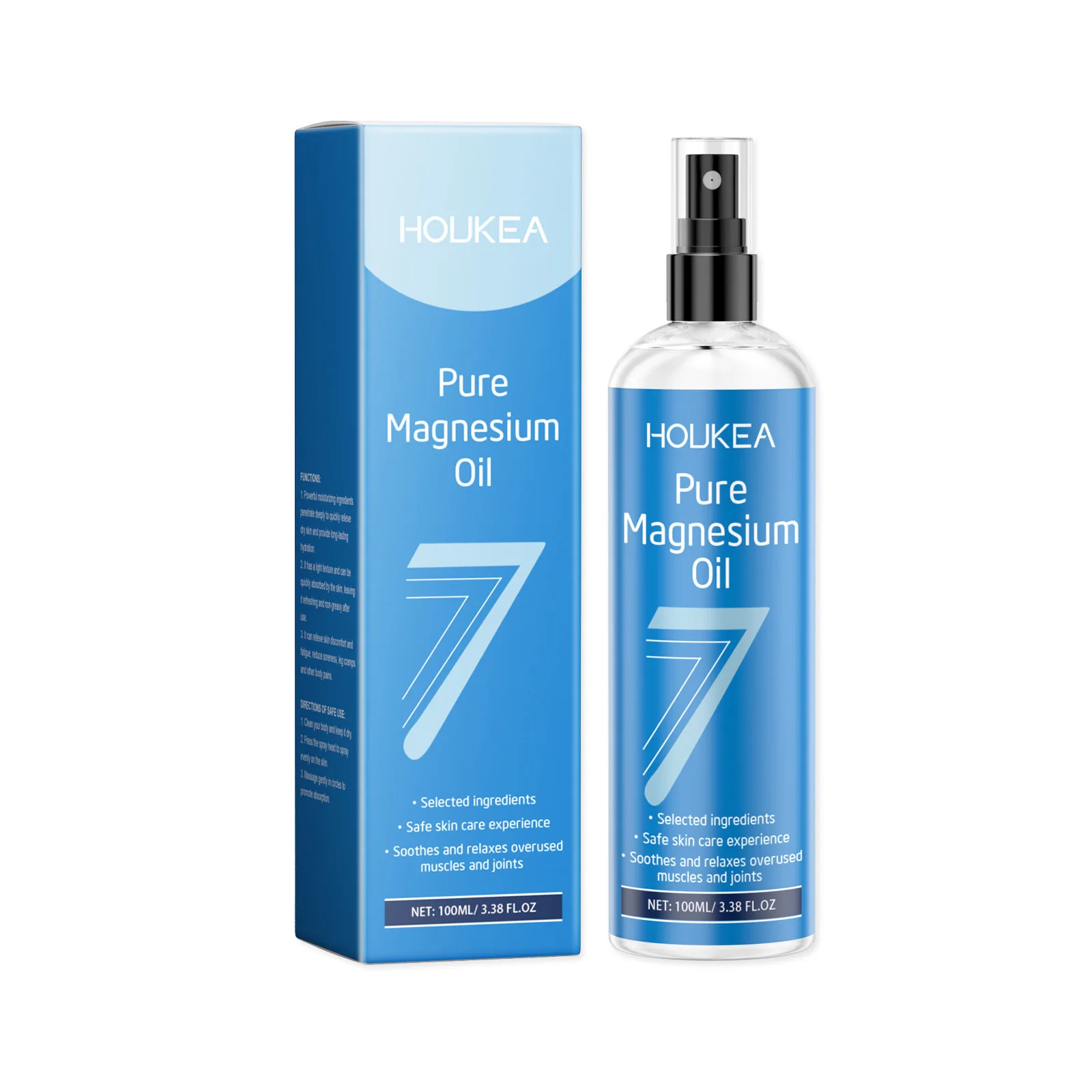 Factory Direct Sale Suitable for Daily Use Making Skin More Delicate and Smooth Natural and Organic Pure Magnesium Oil