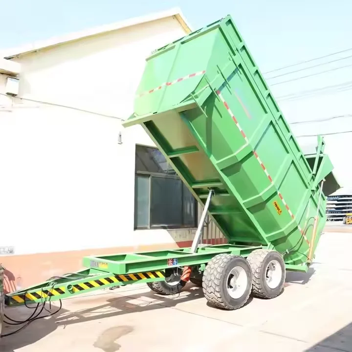 4 wheel farm tractor trailer 15ton farm silage trailer