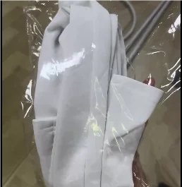 Fashion white stretch cloth tube suitable for metal pole display stand