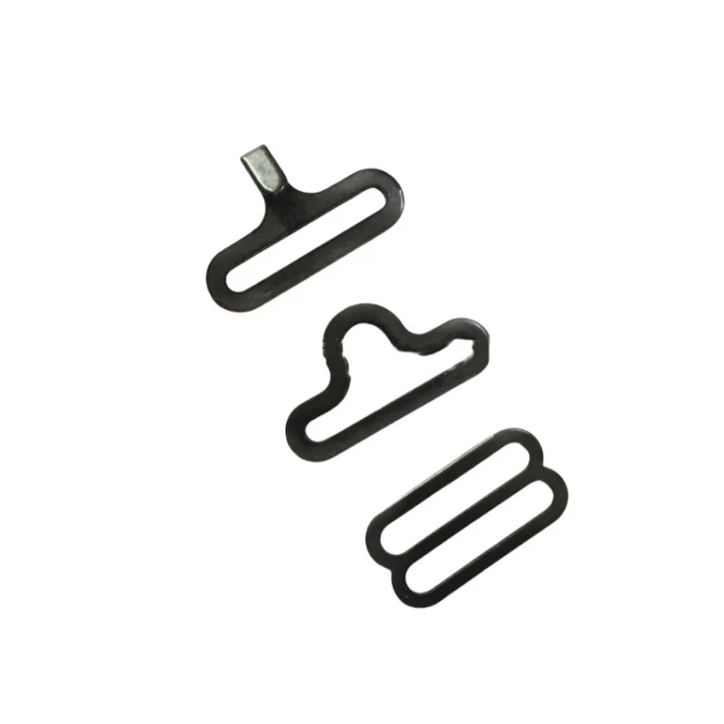 Custom Metal Figure 8 Buckle Iron Adjustment Buckle Bow Tie Adjustment Buckle For Suspenders