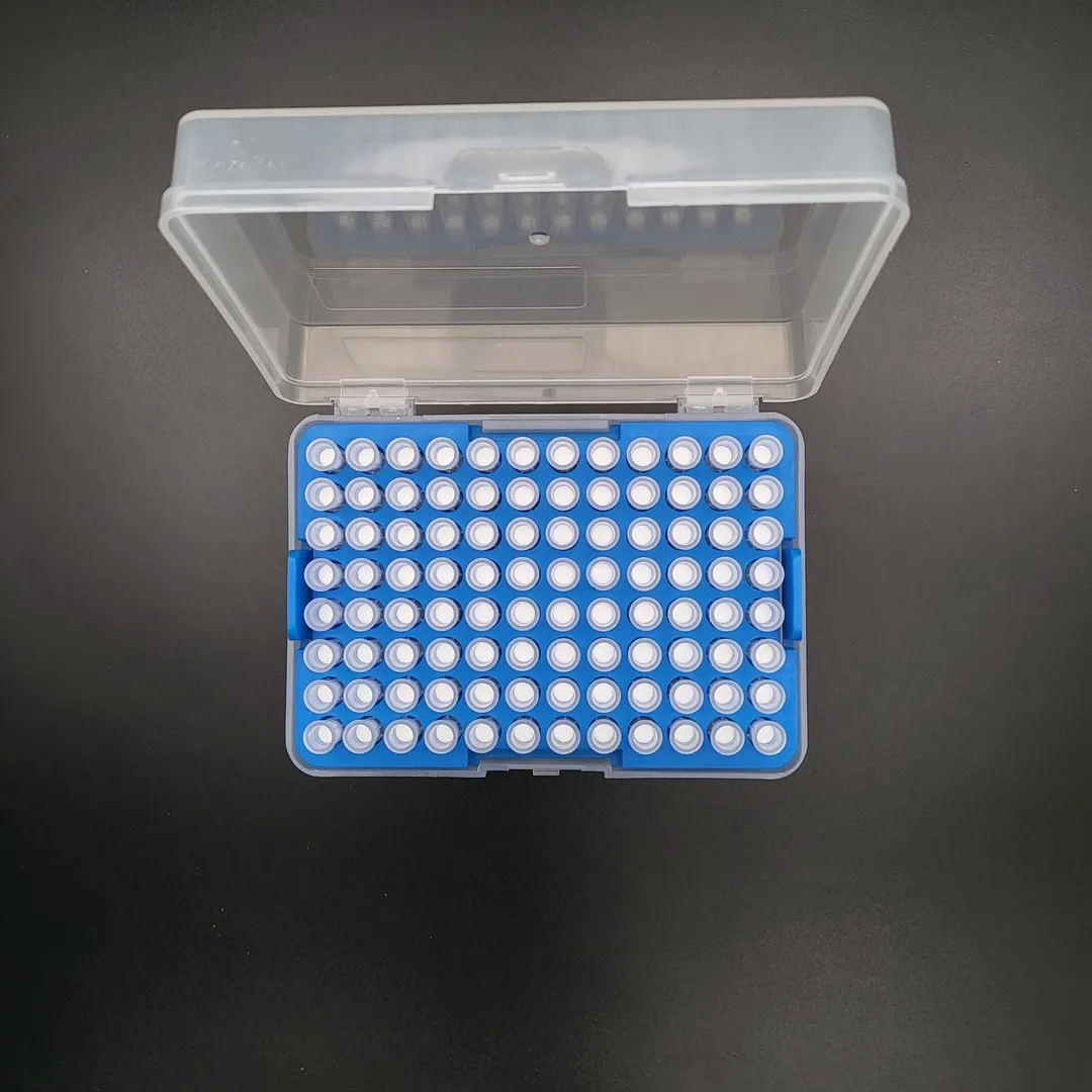 200ul Gel loading tips Universal fit Racked transparent sterile pipette tips (1600510784503)