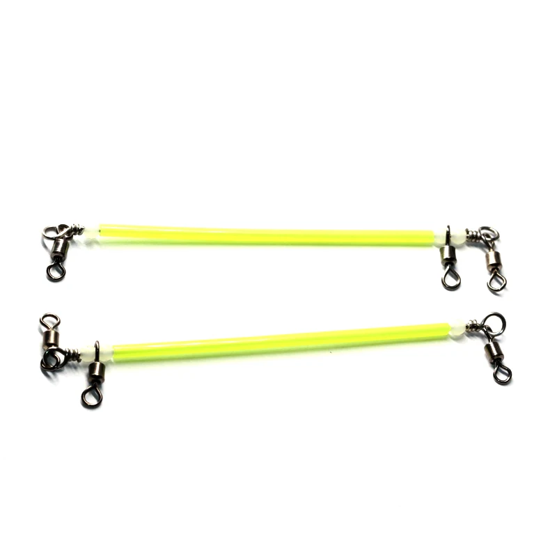 Luminous Stainless Steel Fishing Balance Rolling Swivel Rotary Sea Fishing Anti Tangle Salmon Fishing Tackle Connector