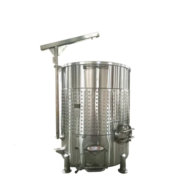 Плавающий контейнер из нержавеющей стали объемом 10000 литра для хранения фруктов и вина для ферментации вина