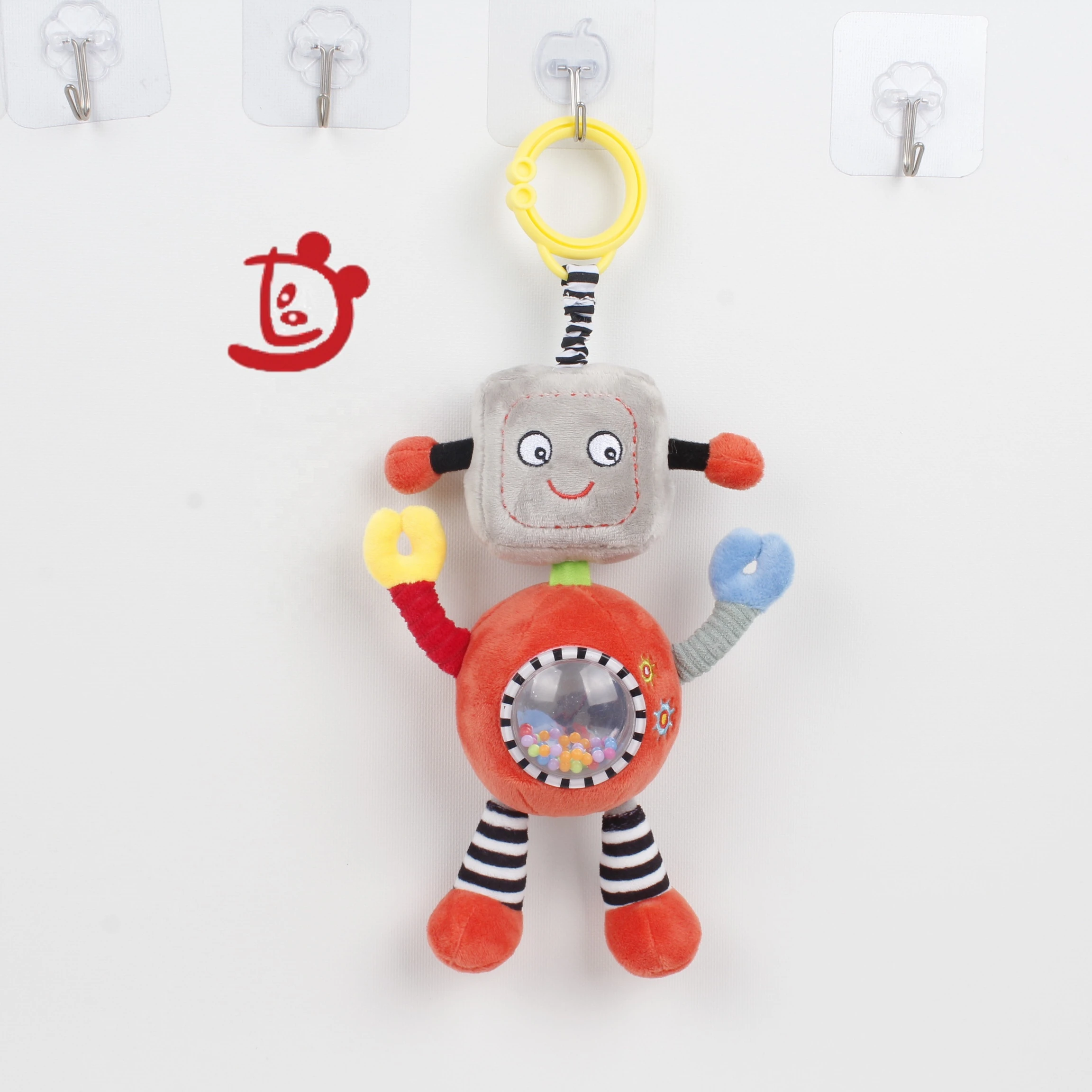 newly designed toy kids robot stuffed toys hand pulled musical stuffed animals