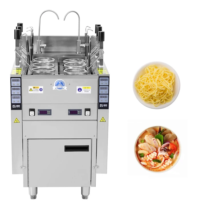 Automatic Lift Commercial Commercial Cooking Equipment Noodles Cooker Free Standing Professional Pasta Cooker