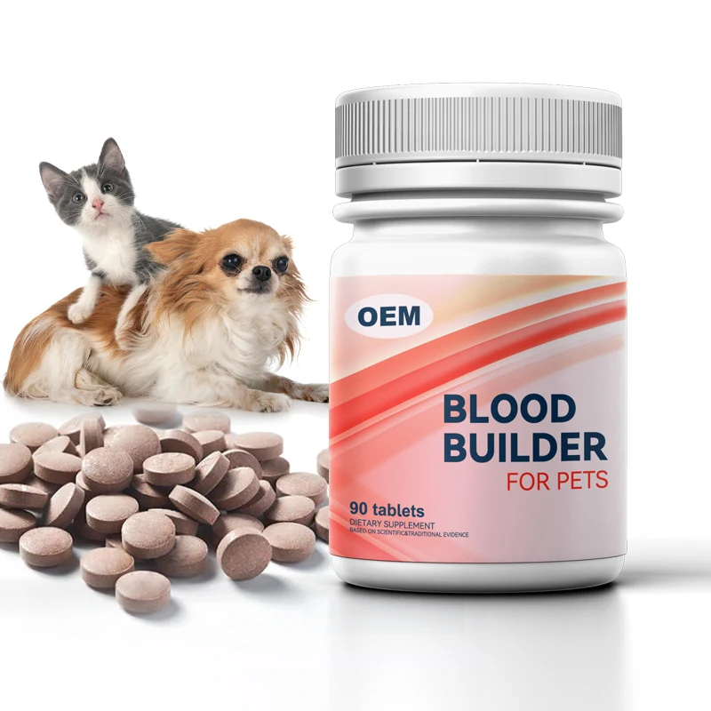 Factory private label  blood supplement for pregnant dog and cat Iron vitamins tablets