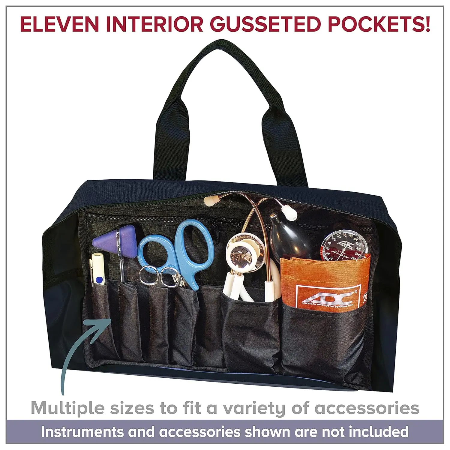 Nylon Nurse/Physician Medical Equipment Instrument Bag Portable Travel Doctor Medical Bag