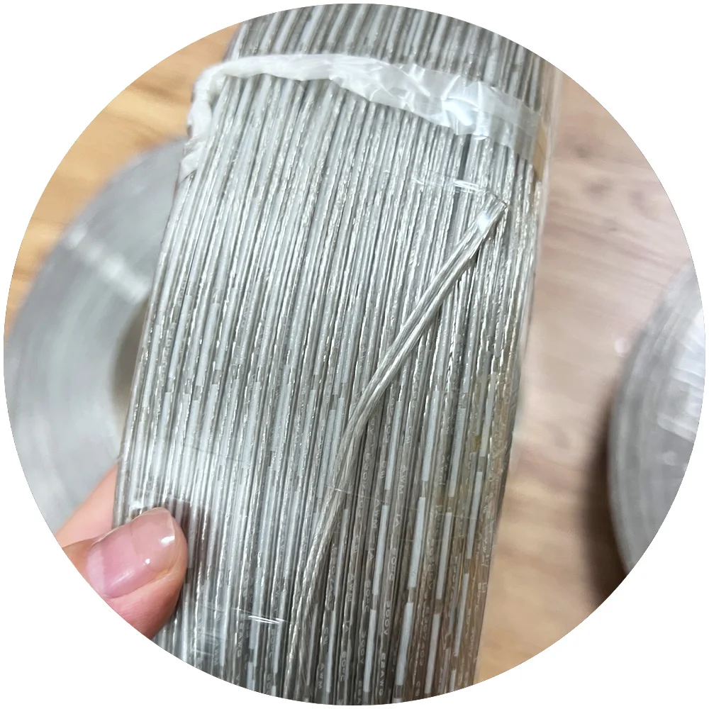 610m 100m roll copper 22AWG 2PIN PVC transparent cable Electronic wire for led neon sign